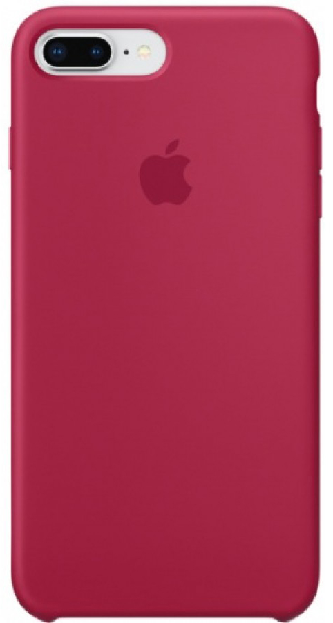 Чехол Silicone Case для iPhone 7/8 Plus малиновый
